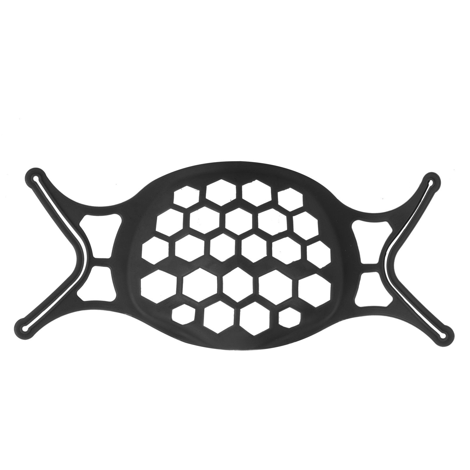 Mouth Muffle Bracket Reusable Washable Breathing Mouth Muffle Support Frame AccessoryBlack — image 3