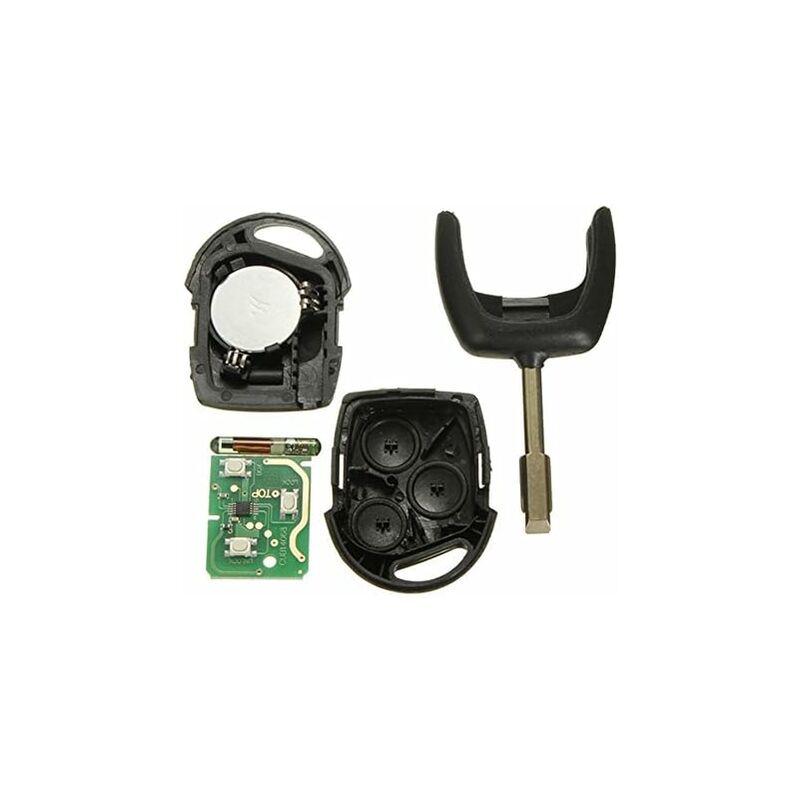 1 pcs 3 Buttons 433Mhz Remote Entry Key Fob Ford/Mondeo/Fiesta/Focus/Ka Transit — image 2