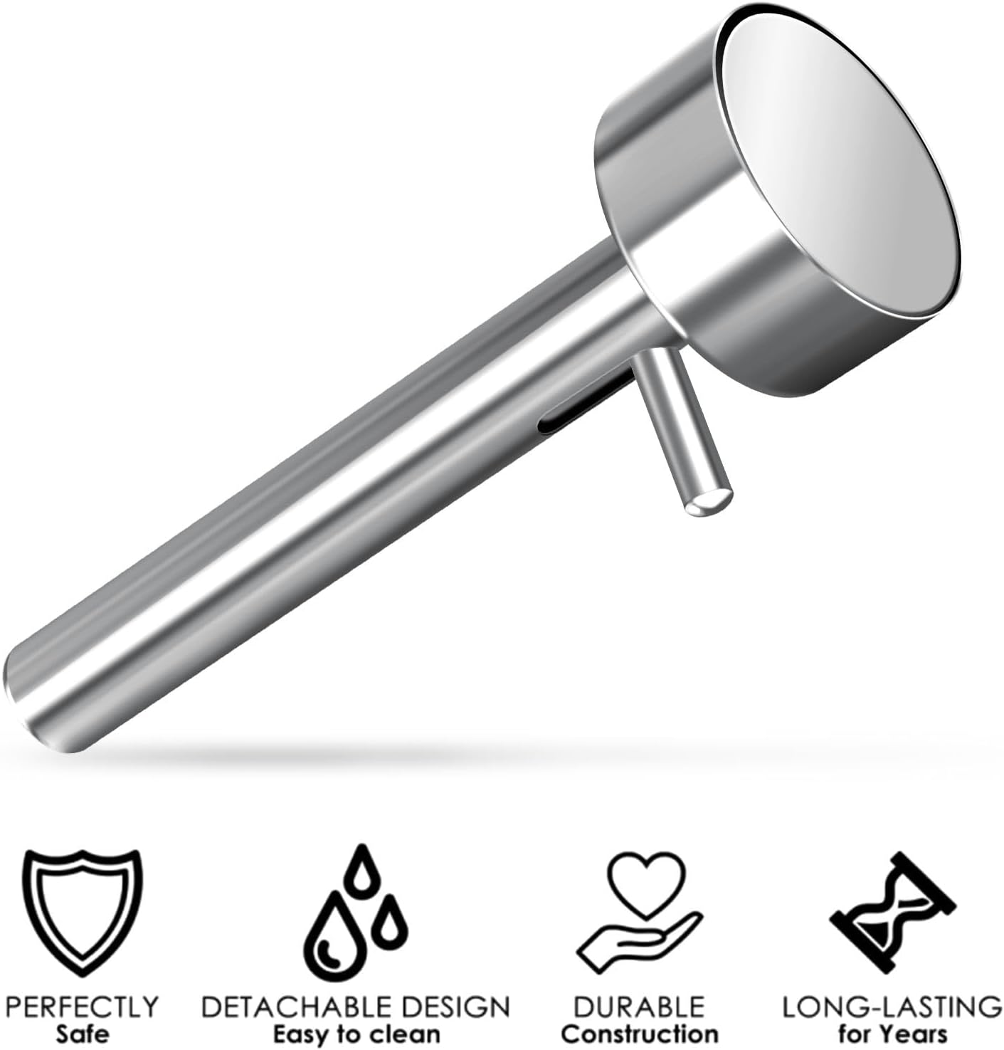 Professional Patty Maker with Thumb Grip - Perfect for Falafel Burgers and Meatballs — image 3