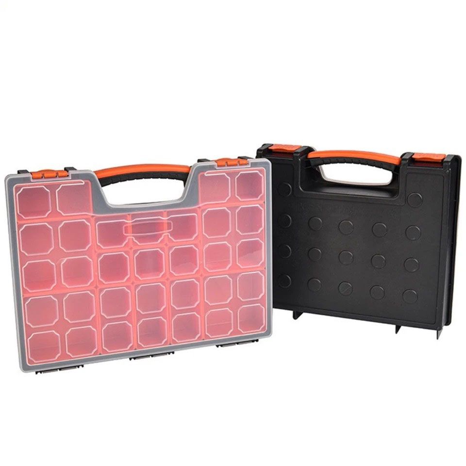 3PC SET 14 +15+22 Compartments Storage Organizer Tool Box Plastic Bin Screw Case — image 4