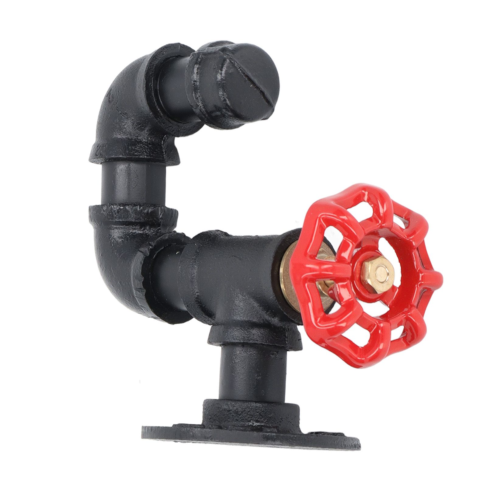 Industrial Pipe Coat Hook Rack Heavy Duty Rustic Hat Robe Towel Wall Mounted Holder Hanger Type B — image 2