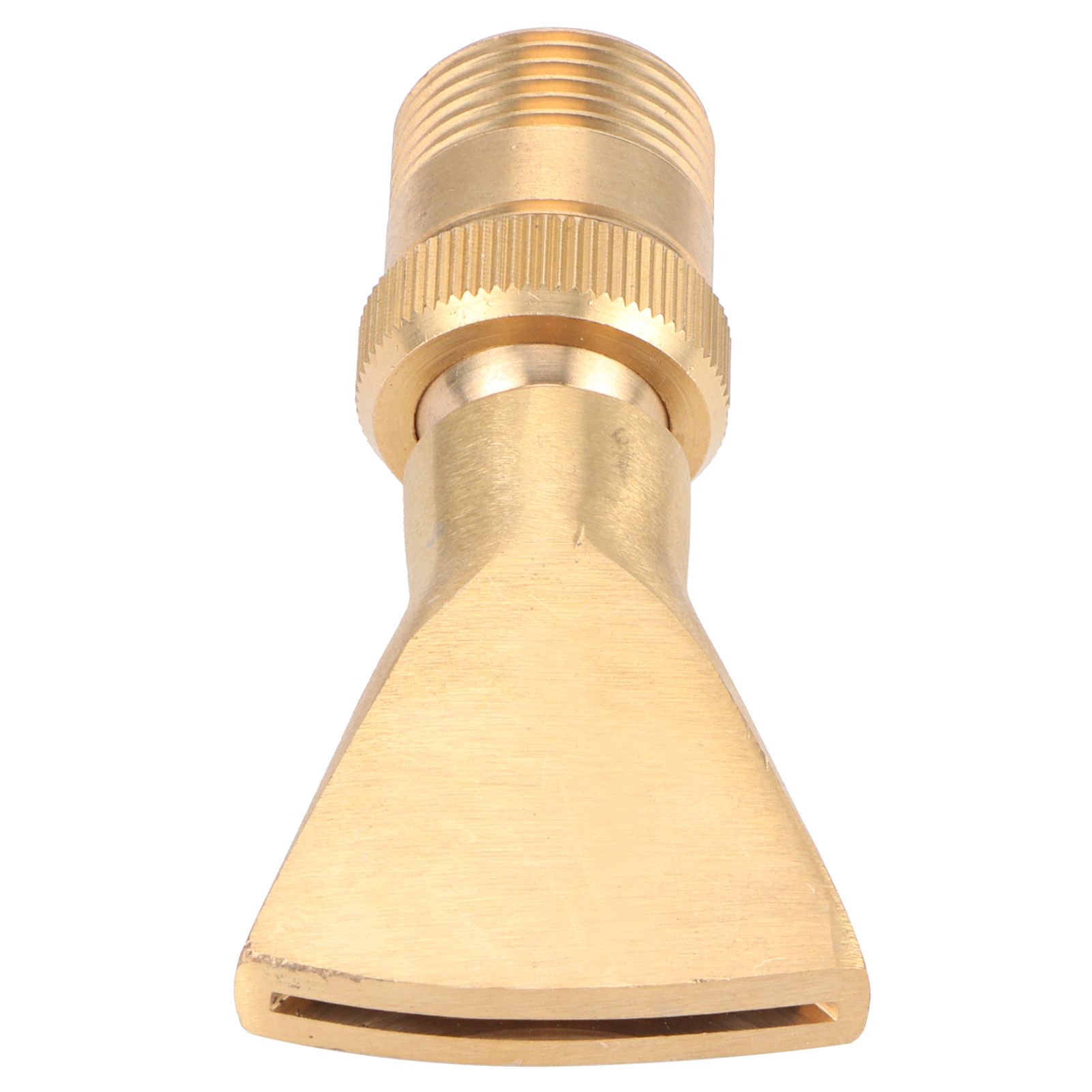 Brass Narrow Fan Jet Water Fountain Nozzle Spray Head Adjustable Pond Sprinkler(G1/2 Female Thread G3/4 Male Thread ) — image 4