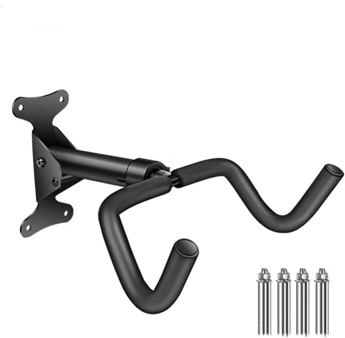 Bike rack - Wall-mounted bike rack - Stainless steel, can support 30 kg - Adjustable handlebar angle - Retractable wall-mounted bike rack - Suitable for indoor