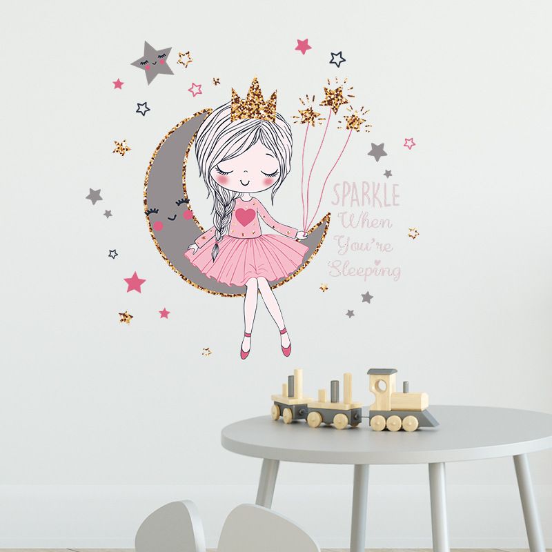 Colorful, cute and lovely children's wall stickers, detachable wall stickers, DIY decoration for children's and girls' bedrooms — image 5