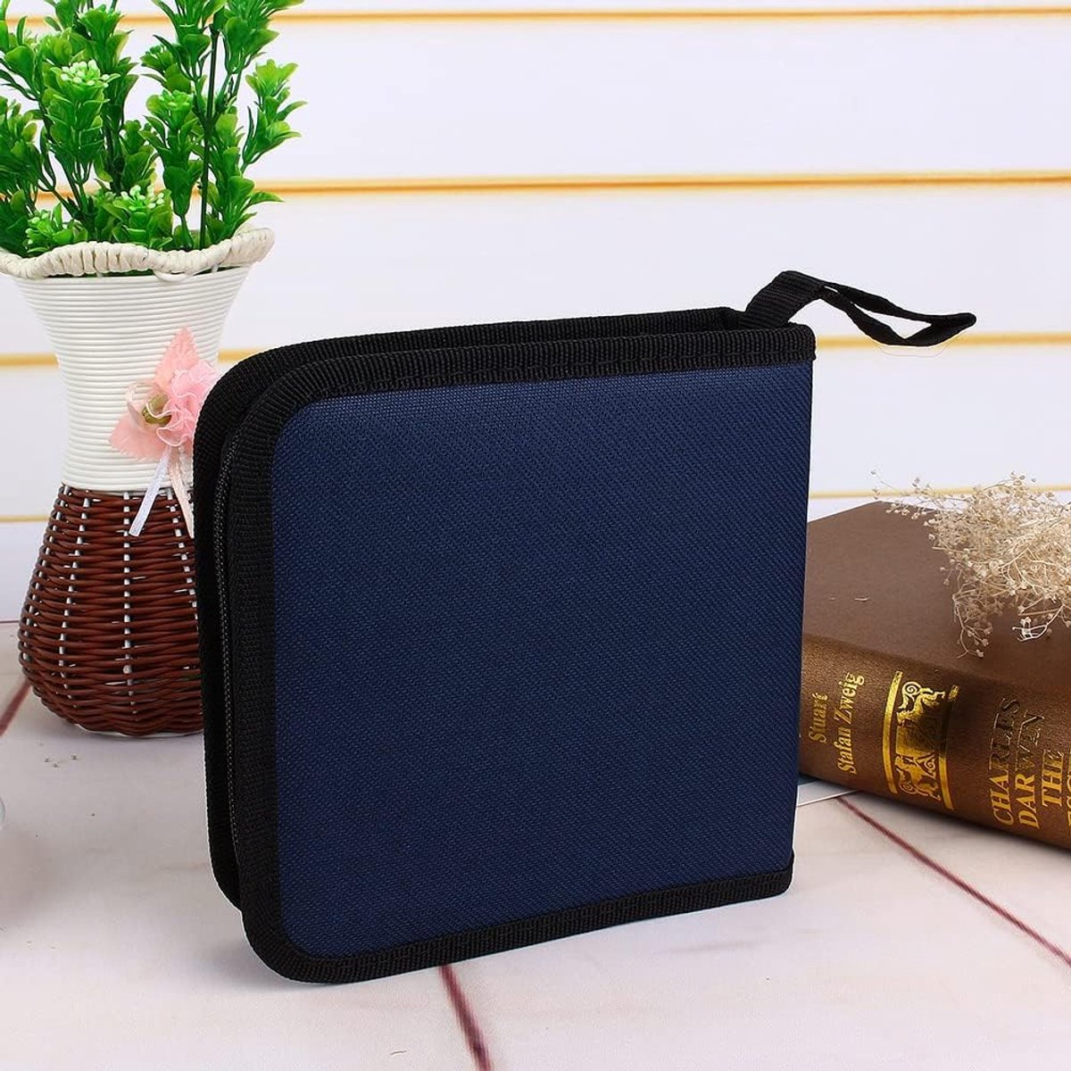 CD/DVD Storage Case - CD Bag - Oxford Cloth - With Zipper - CD Case Storage Folder - DVD Case - CD (Rom)/DVD Storage Case - CD/DVD Case Folder - CD/DVD Storage โ image 3