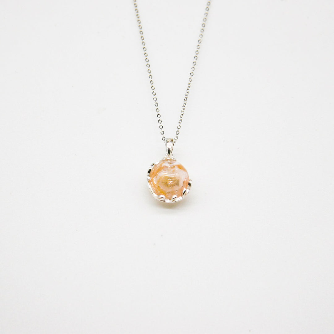Gift Box - Aroma Necklace White Gold - Planet Nebula Nova (Pink) + Purify Oil Blend โ image 2