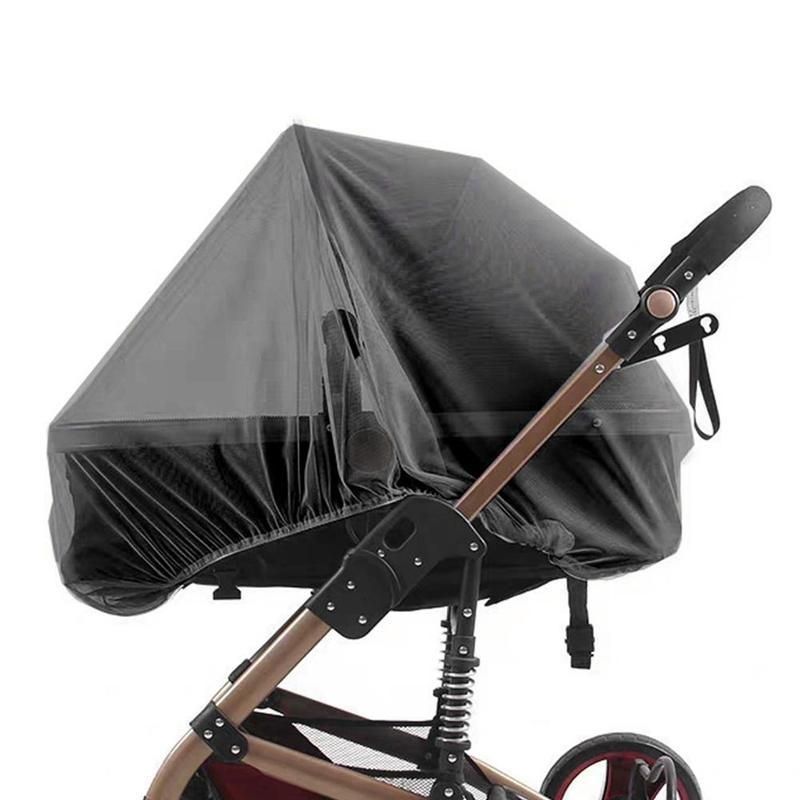 Universal White Mosquito Net for Stroller, Insect Net Compatible with Most Brands — image 2
