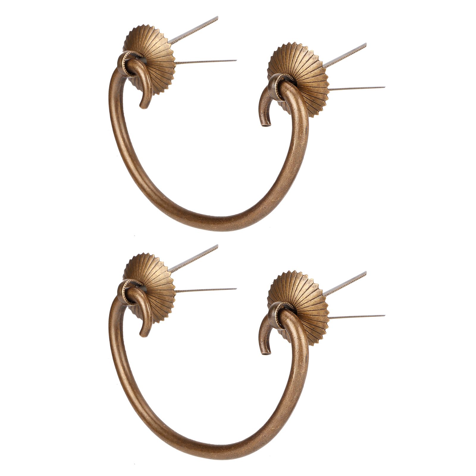 2 Set Drawer Pulls Chinese Style Antique Copper Handle Cabinet Hardware Accessory โ image 3