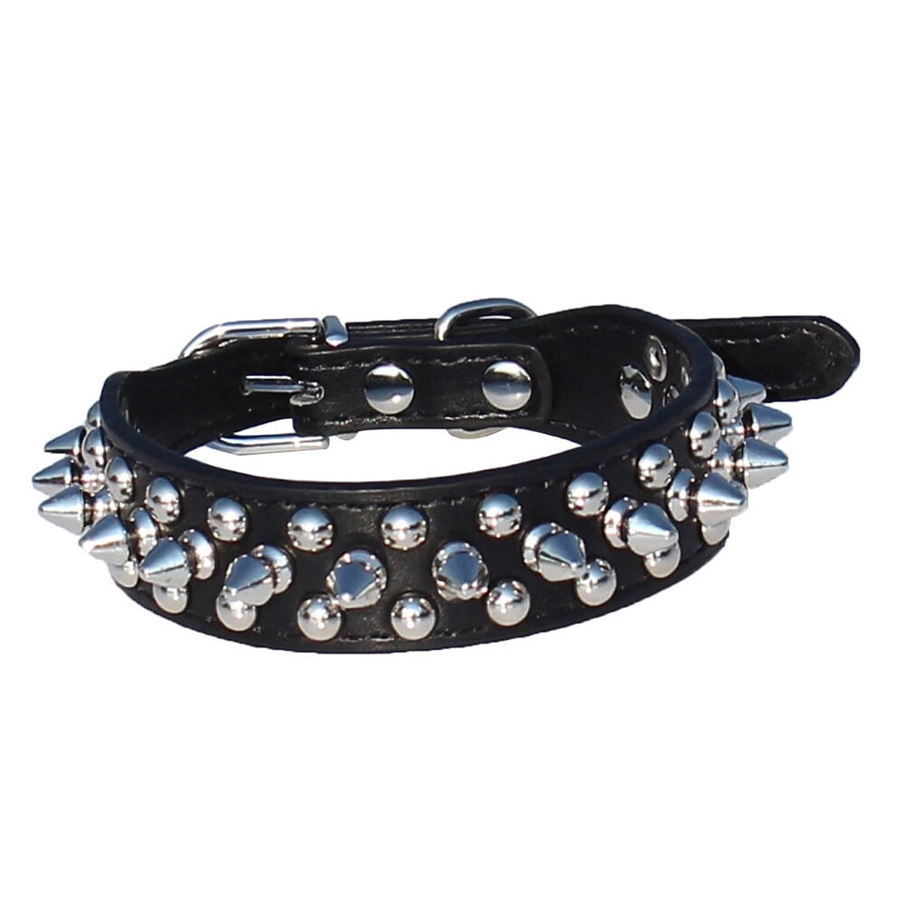 2 PCS Dog Chain Collars Small+dog+collar Choke for Dogs Tiny French Bulldog Spiky Adjustable Pet — image 3