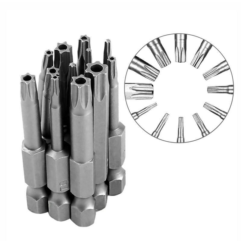 12PCS Torx Screwdriver Bit Set Hex Shank S2 Steel Drill Insert — image 6