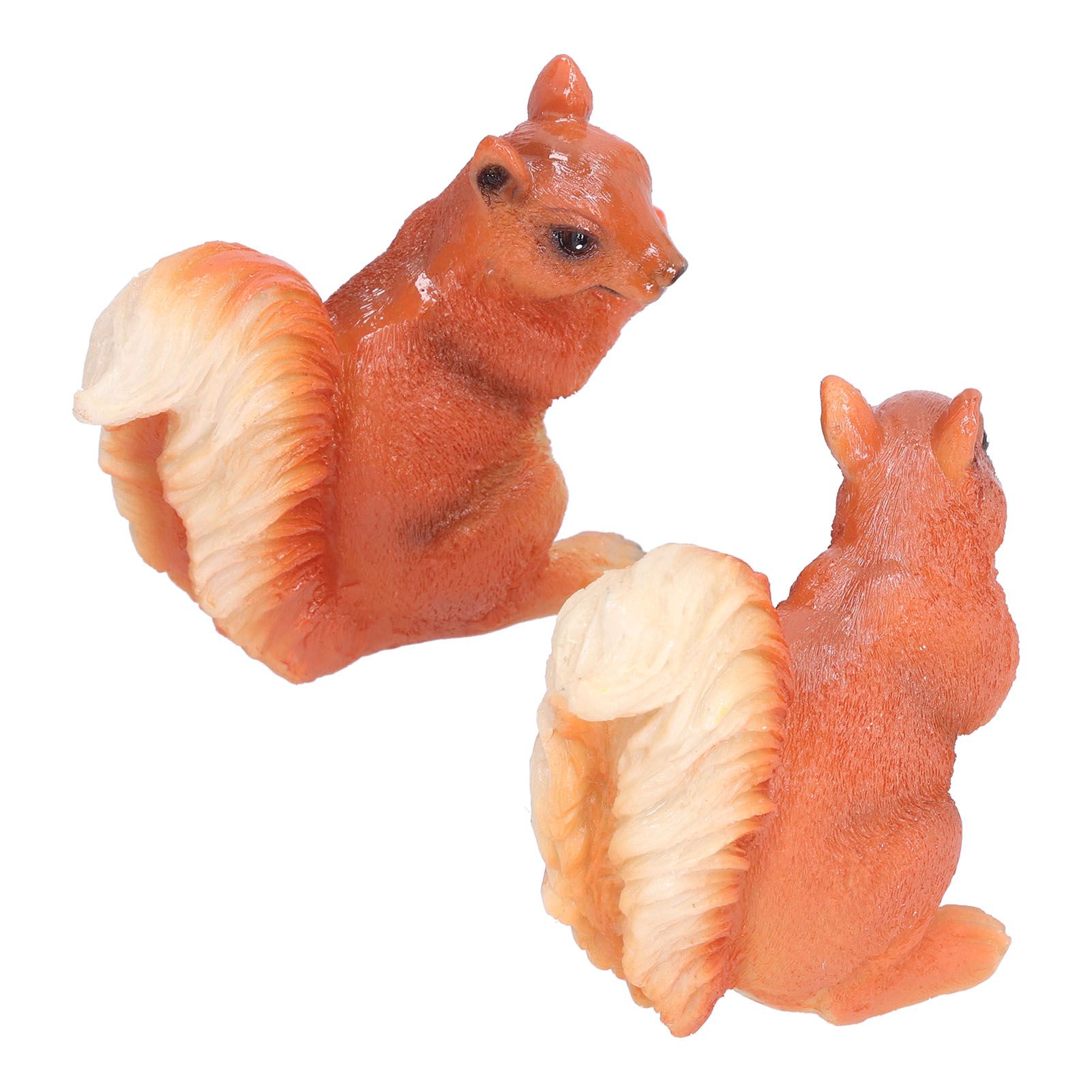 Resin Animal Squirrels Model Cartoon Squirrels Shaped Statue Decoration Synthetic Resin Micro Landscape Crafts for Home Garden Terrace YardStyle 2 — image 3