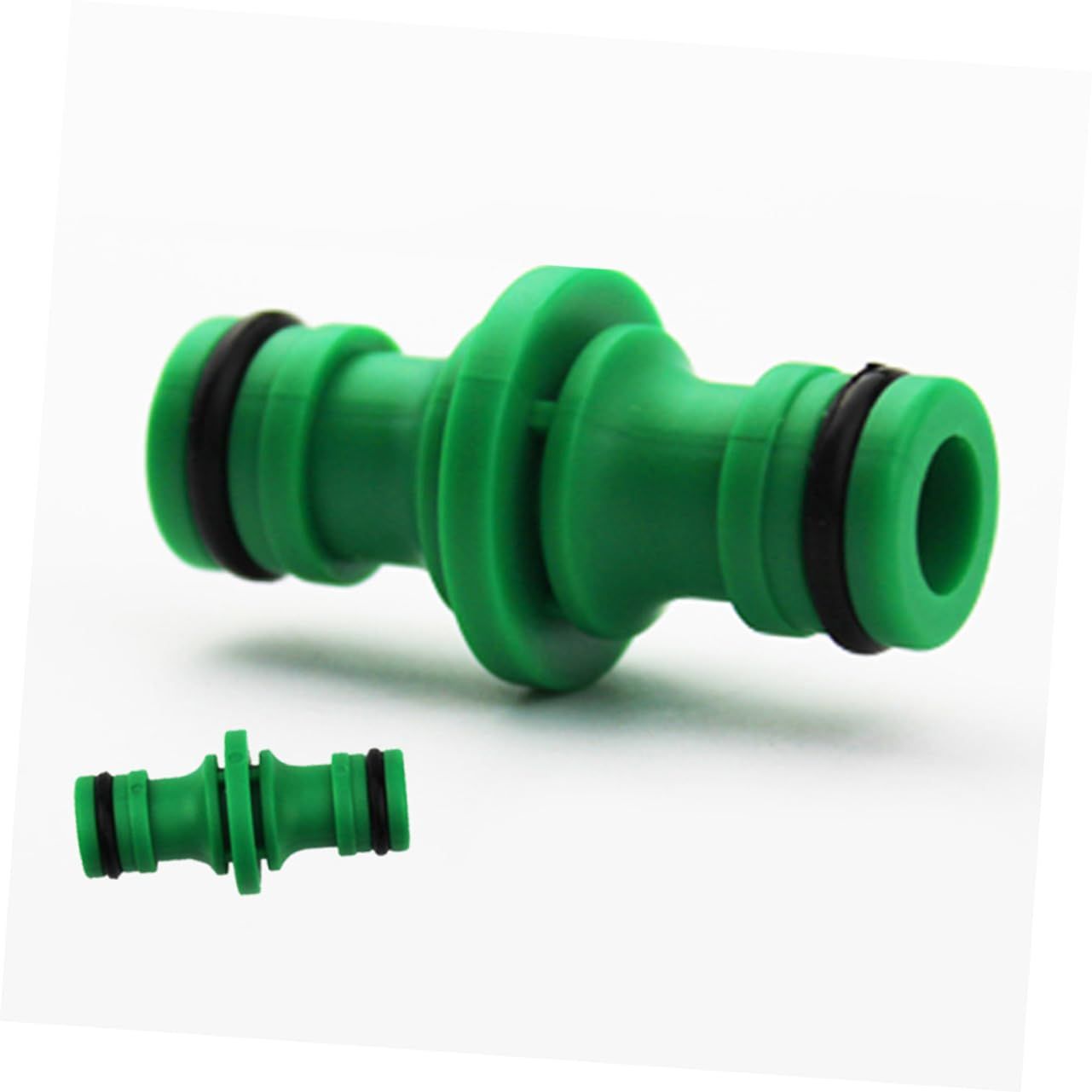 5Pack Double Male Hose Connectors Extender for Join 1/2 Inch and 3/4 Inch Garden Hose Pipe Tube Green โ image 5
