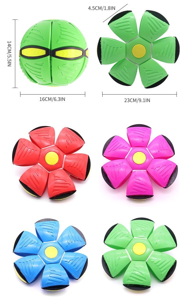 Frisbee Deformation Ball - green + 6 Light Version×5 — image 3