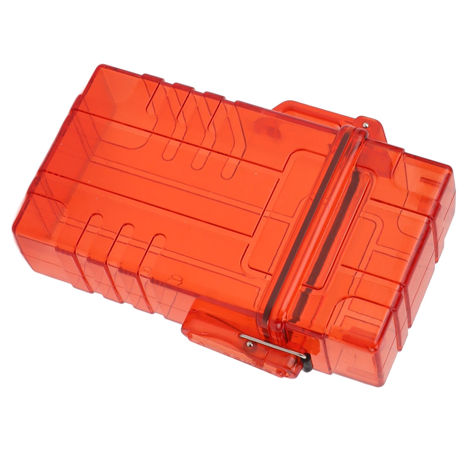Cigarette Case 20 Capacity Plastic Cigarette Box Sealed Waterproof Cigarette Container Organizer Transparent Red โ image 5