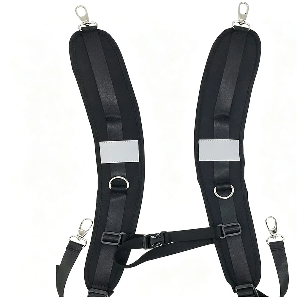 1 pcs Backpack Waterproof Replacement Shoulder Strap with Adjustable Belt for Shoulder Bag Backpack Black