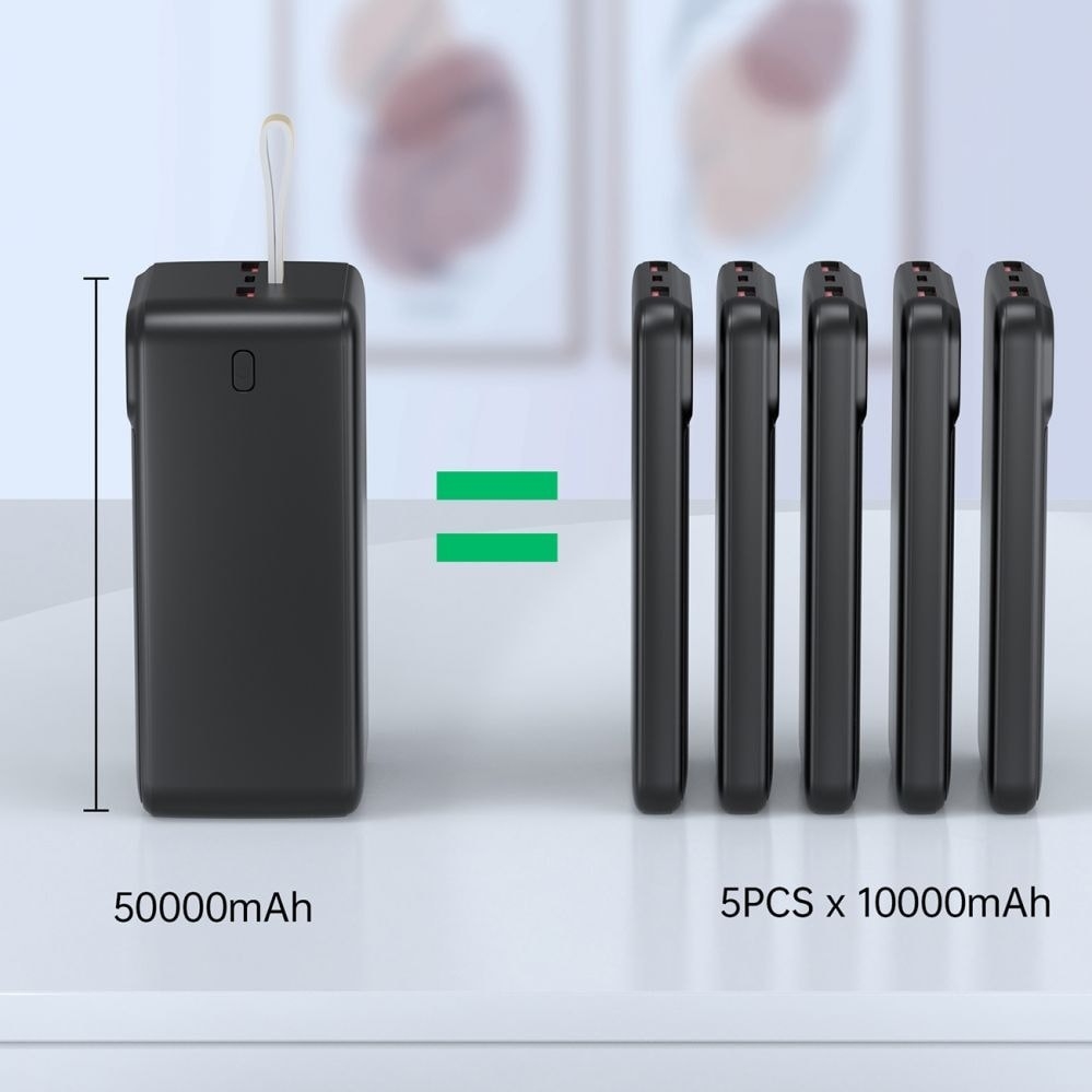 CHOETECH B732 50000mAh Power Bank PD22.5W with Digital Display โ image 3