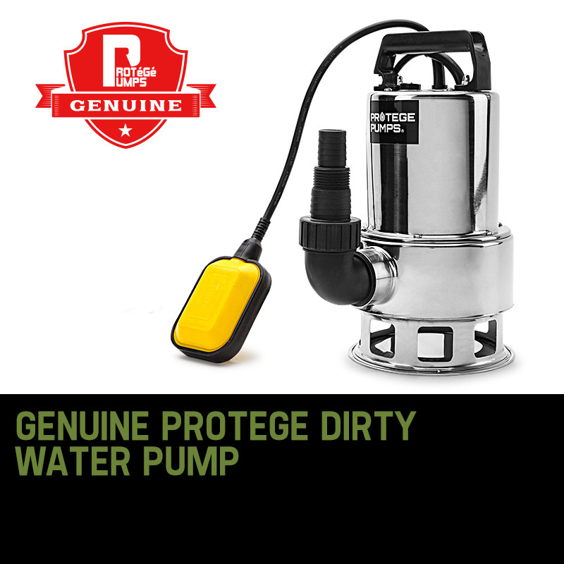 PROTEGE 1500W Submersible Dirty Water Pump Bore Tank Well Steel Automatic Clean โ image 2