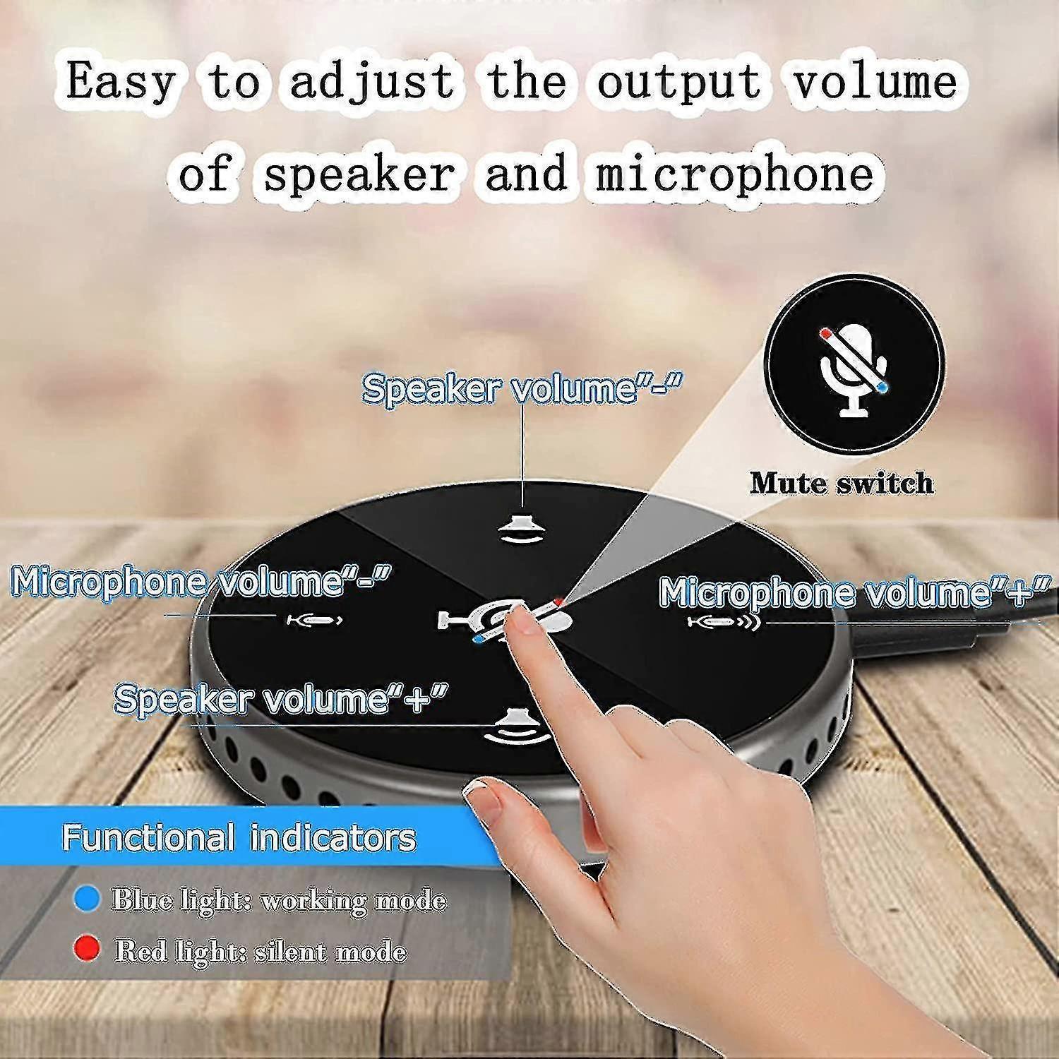 USB Conference Microphone - Omnidirectional Speakerphone for Meetings — image 2