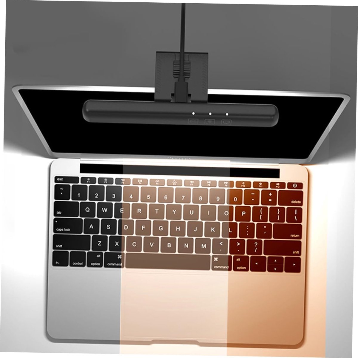 Clip-on desk lamp - LED desk lamp - Clip-on desk lamp - Dimmable - Home office - Reading lamp - Clip-on lamp - Black — image 2