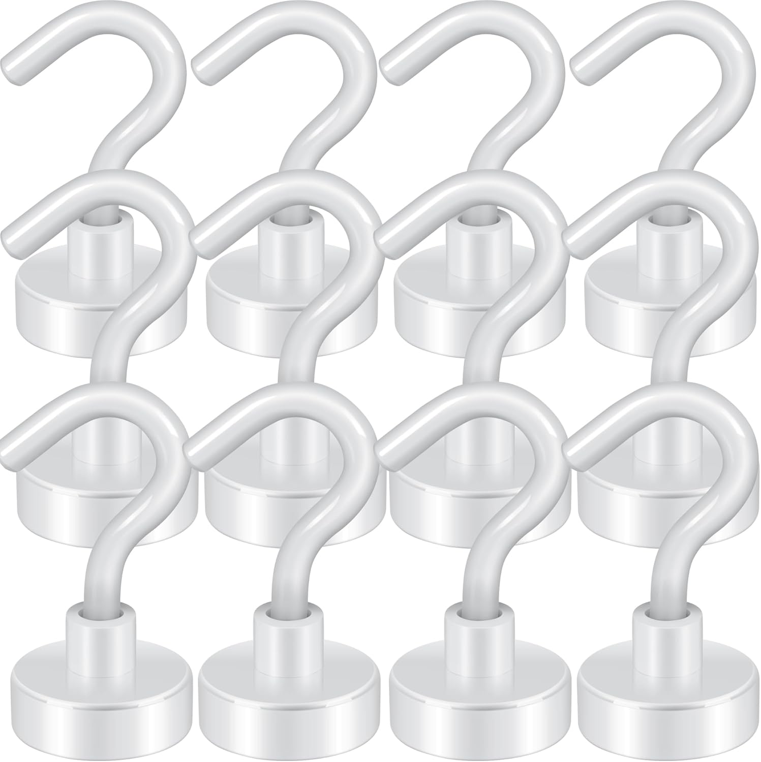 Magnetic Hooks, Cruise Ship Essentials, 30lb+ Heavy Duty Magnetic Hooks for Cruise Cabins, Refrigerator, Grill, Hanging, and Travel | Extra Strong Must-Haves