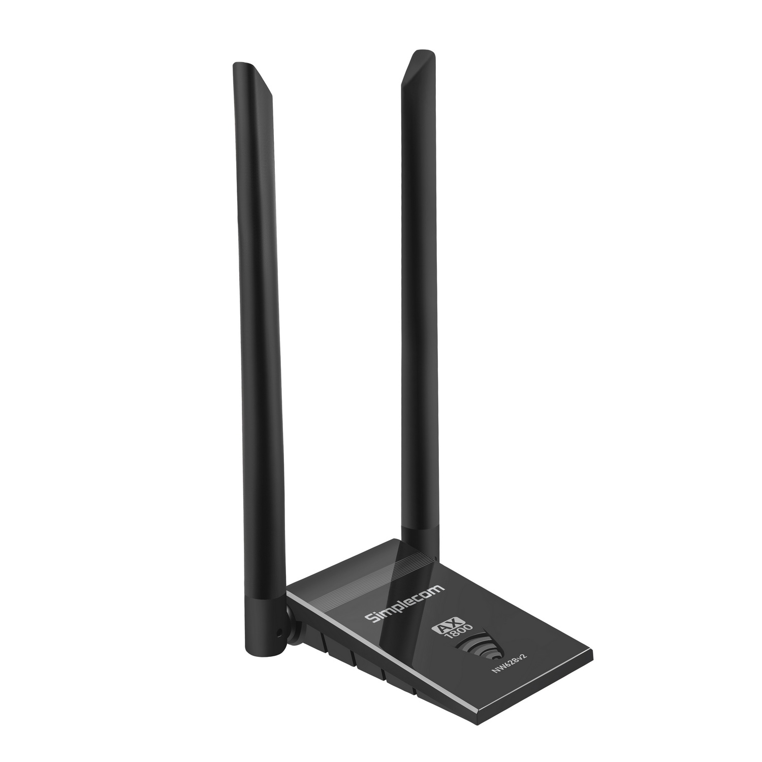 Simplecom NW628v2 AX1800 Dual Band WiFi 6 USB Adapter with 2x 5dBi High Gain Antennas — image 2