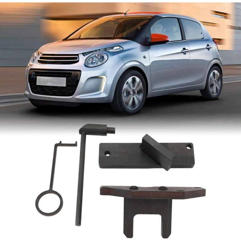 Engine Timing Tool Kit, Engine Timing Repair Tool Compatible with Peugeot 108 208 2008 301 308 3008 508 5008 Partner Rifter, Made of Metal, 4 Pcs Pack β image 2