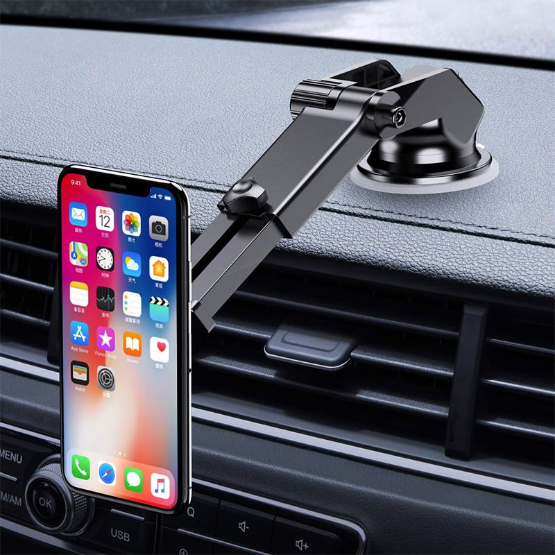 （grey）Magnetic Phone car Mount,fit in Dashboard and Windshield,Strong Magnet,360 Degree Phone Holder — image 5