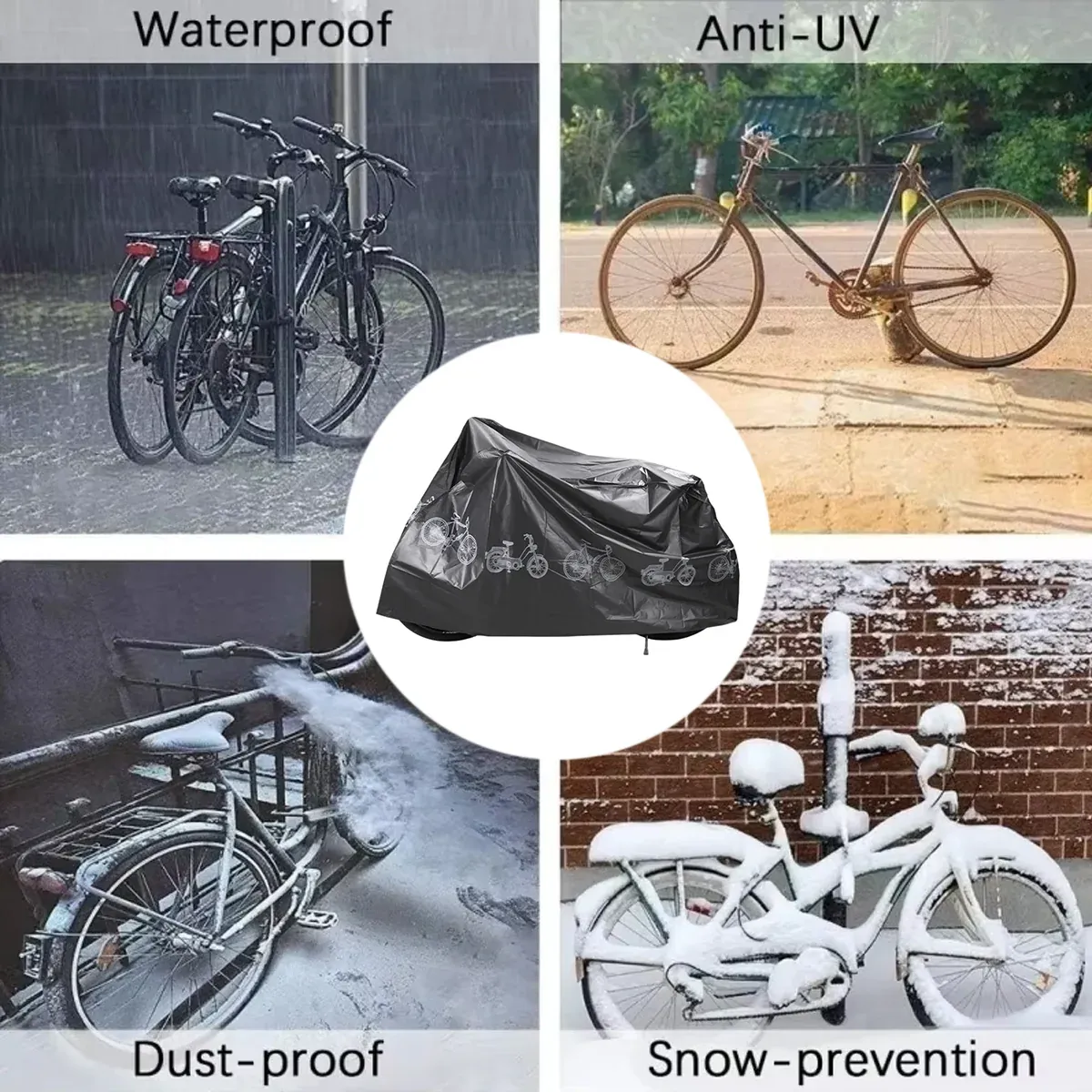 Waterproof Rain Dust Bike Bicycle Cycling Outdoor Cover Protector UV Resistant — image 5