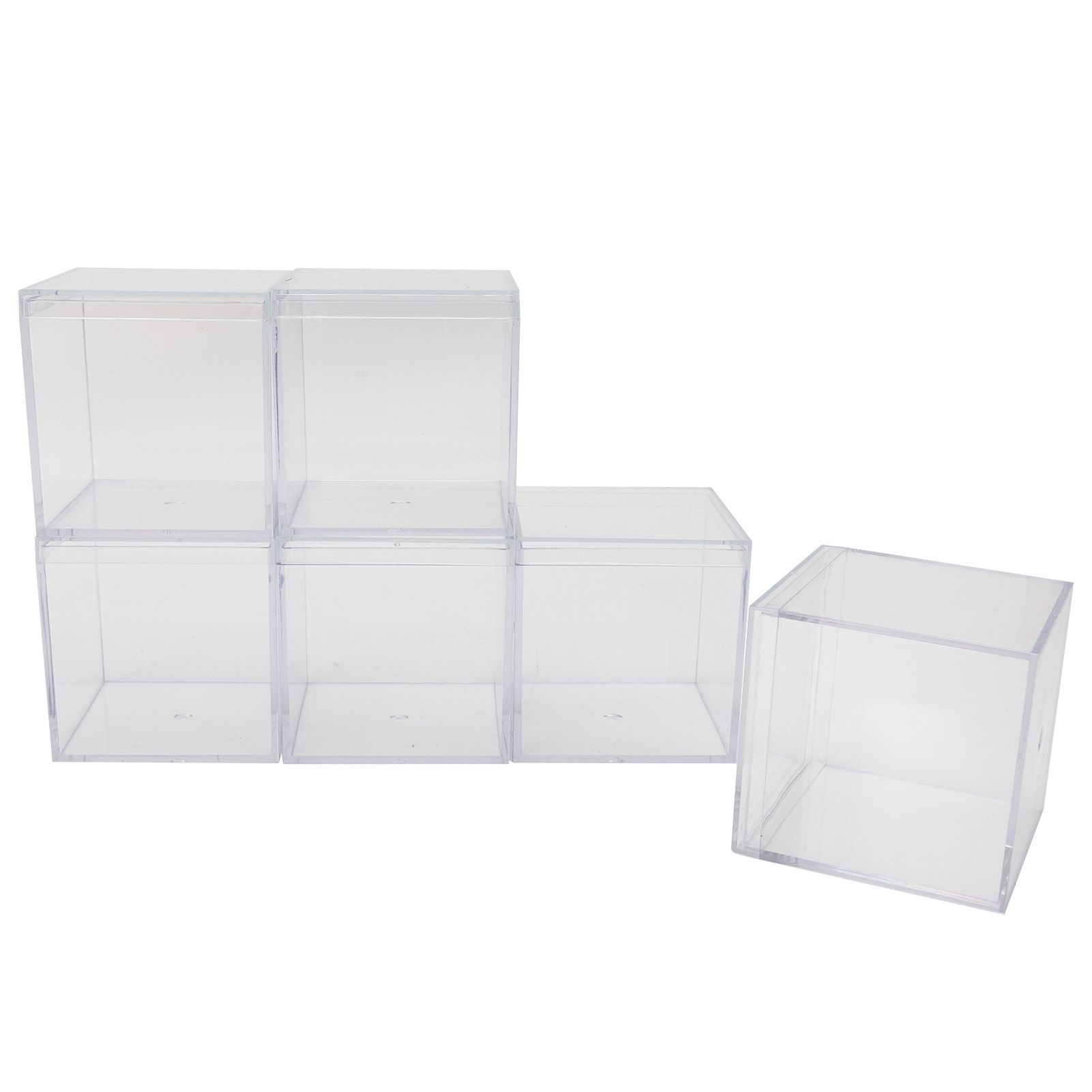 6 Set Plastic Clear Box with Separate Lid Candies Storage Containers Party Gifts Favor โ image 4