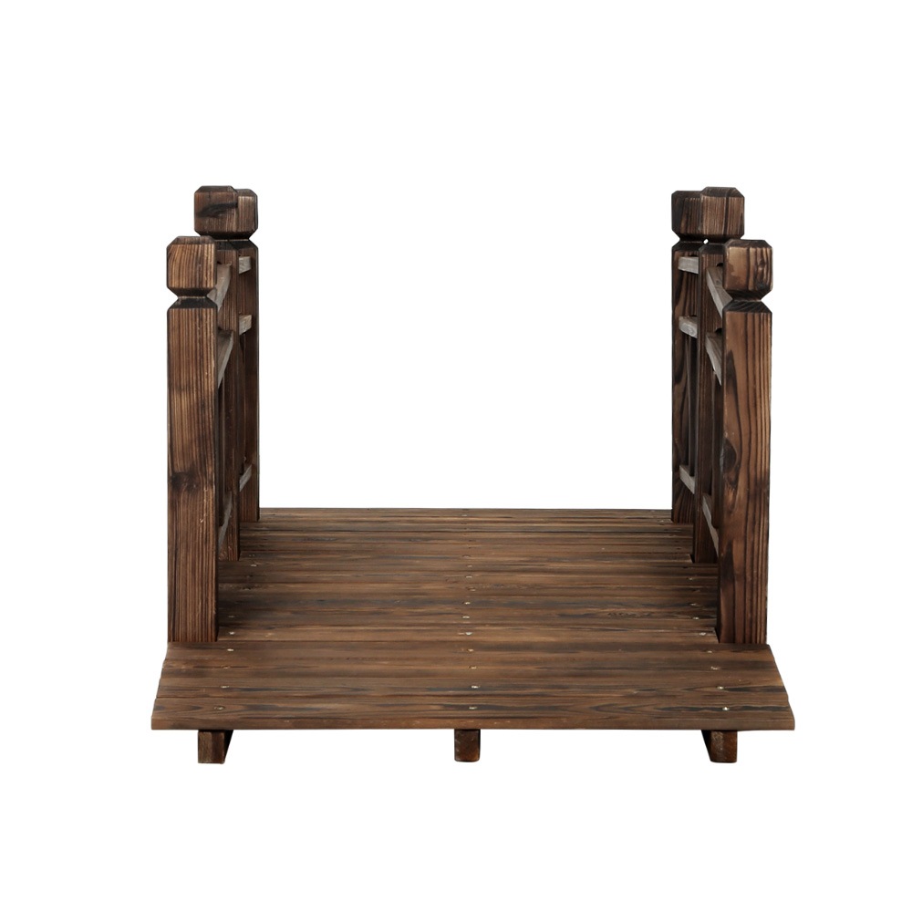 Gardeon Garden Decor Outdoor Ornament Wooden Bridge 150cm β image 3