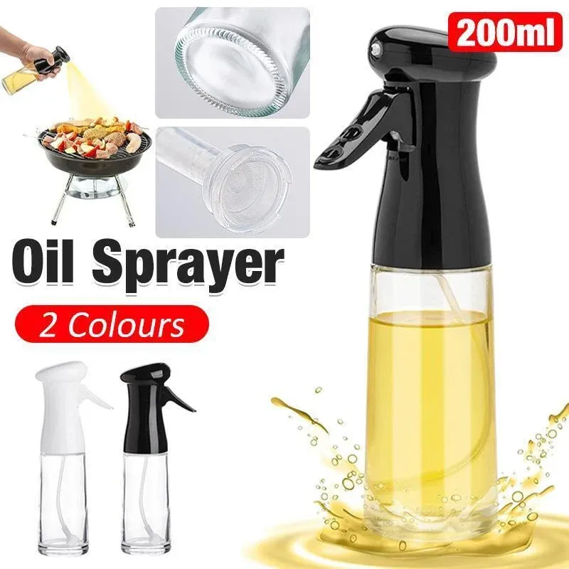Olive Oil Sprayer Dispenser Cooking Baking BBQ Spray Bottle Kitchen Tool HG - White โ image 2