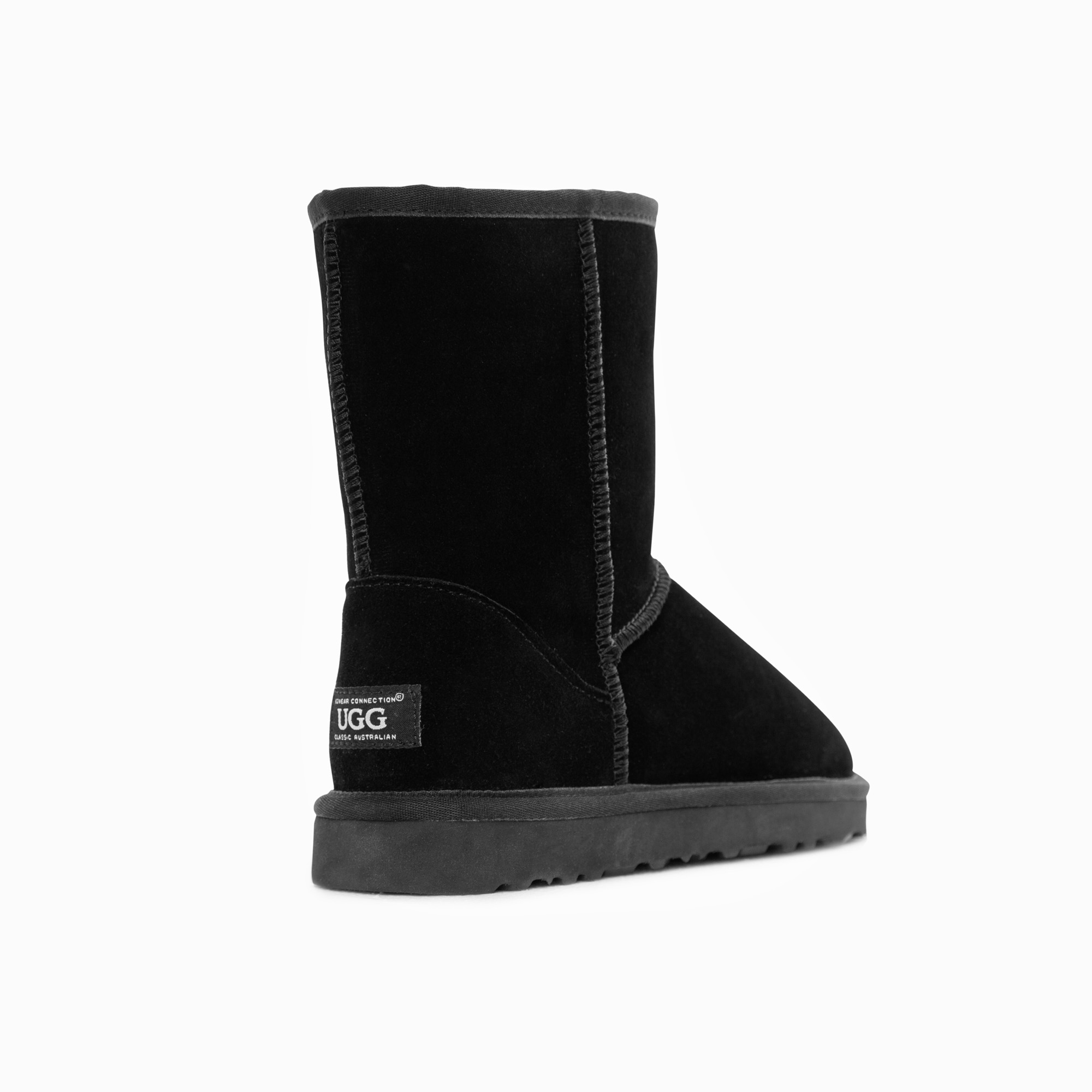 Ugg Boots Genuine Australian Sheepskin Unisex Short Classic Suede (Black, EU40) โ image 2