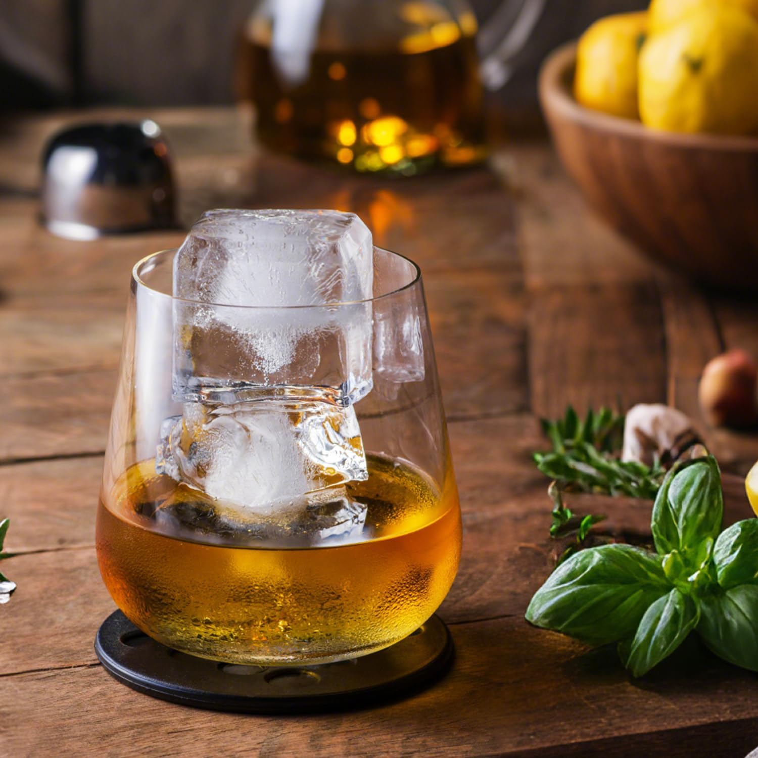 Large Ice Cube Tray with Lids, Big Square Silicone Freezer Mold, 2inch Huge Cubed Ice Maker for Whiskey, Cocktail, Freezing Broth, Rice, Leftovers and More โ image 5