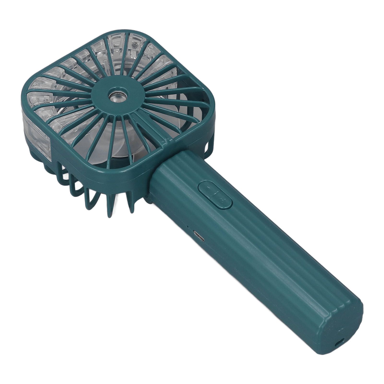 Hand Held Misting Fan Portable Battery Operated USB Rechargeable Quiet Spray Cooling Fan for Travel Outdoors Green โ image 5