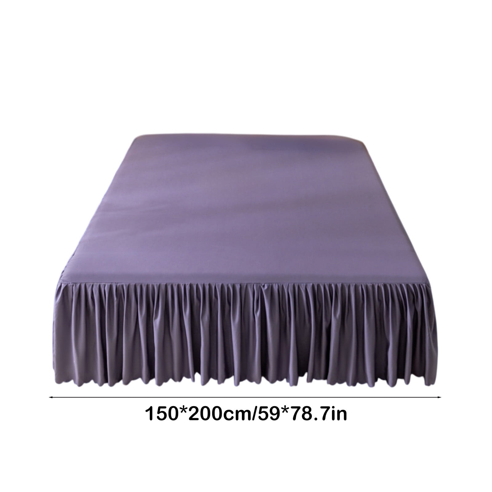Bed Skirt Queen Size Ruffled Bed Skirt with Split Corners, Queen Bed Skirt Drop, Queen Size Bed Skirt, for Ruffled Bed Skirt with Split Corners, Bed Skirt โ image 3