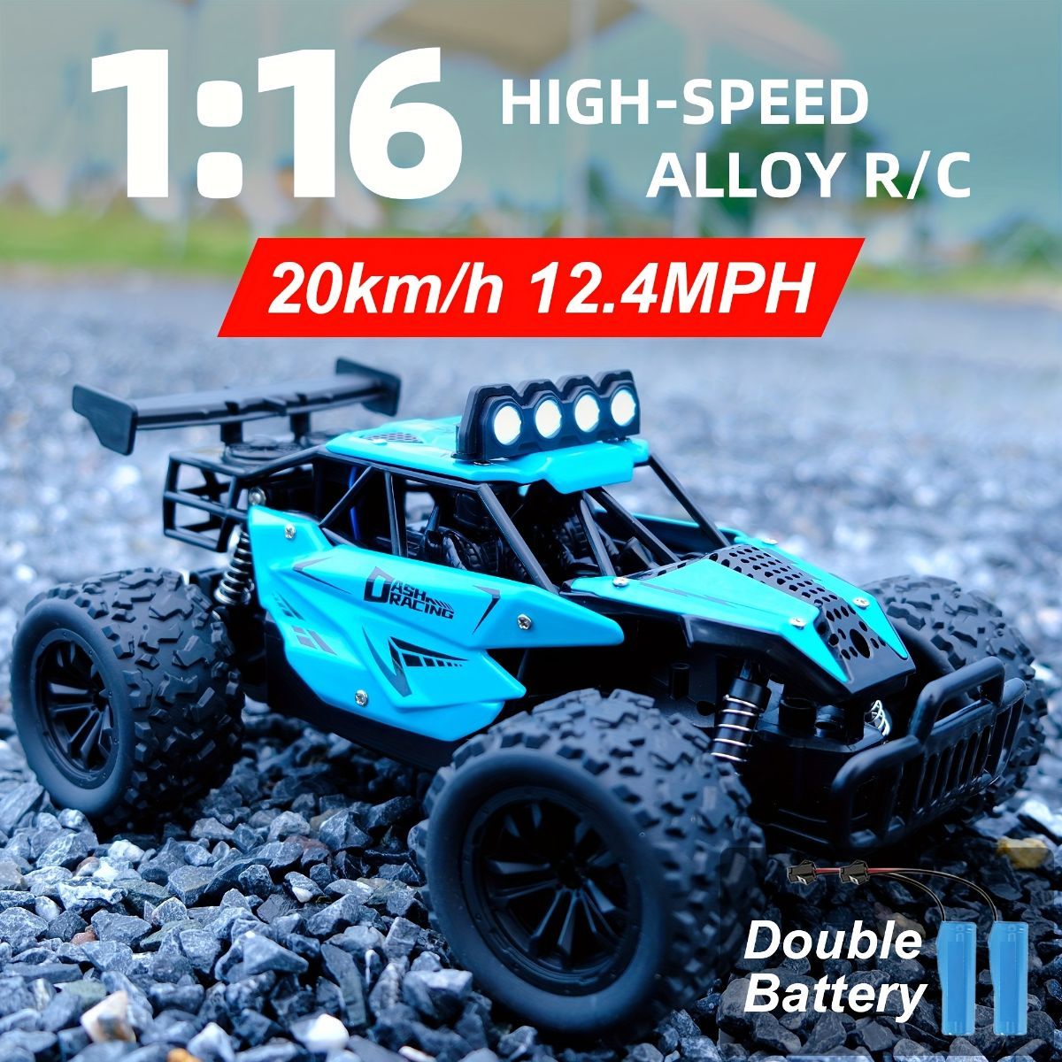 1:16 metal RC car, high-speed drifting, off-road racing car, boys toy car, 2.4GHz remote control, outdoor play toy, drift car, remote control car for kids โ image 3