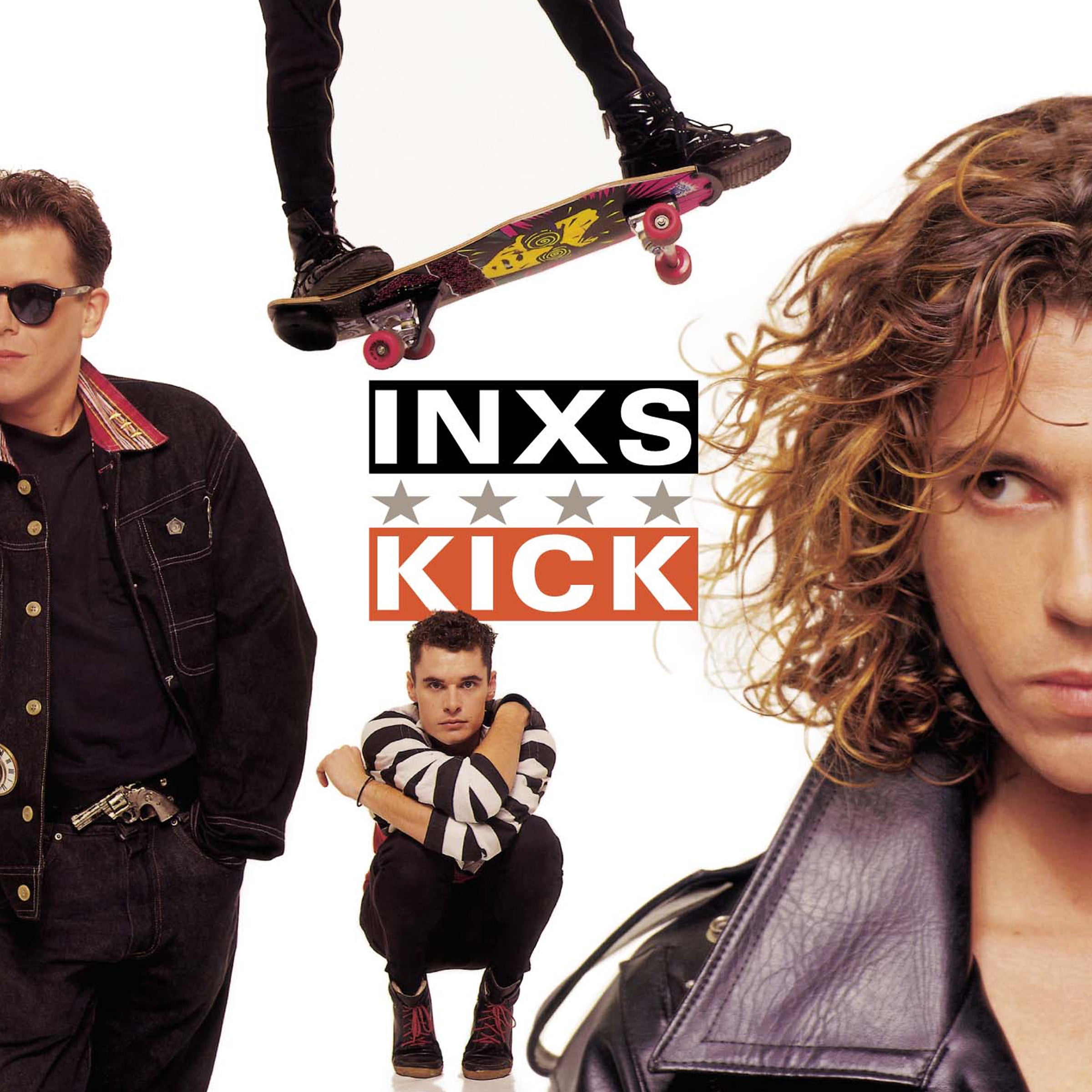 Inxs Kick - Vinyl Album & Crosley Record Storage Display Stand — image 4