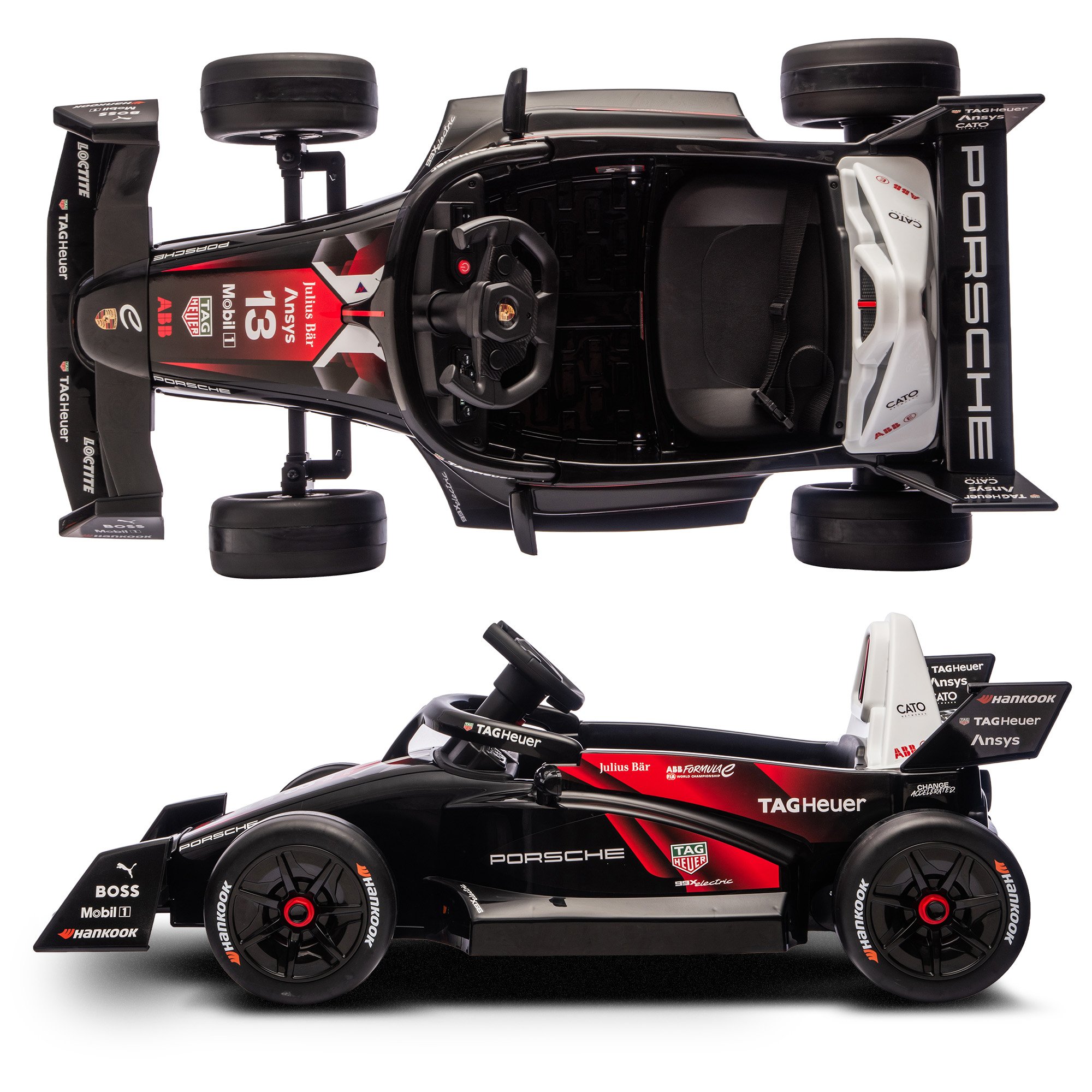Kahuna Porsche Formula E Kids Electric Ride-on Car With Remote Control โ image 4