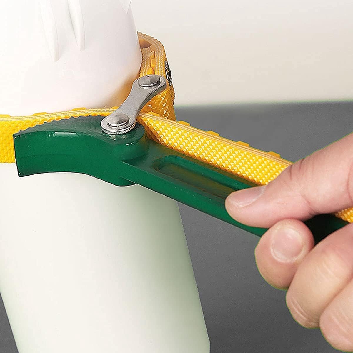 Strap Wrench - Oil Filter Wrench - Swivel Tensioning Strap - Oil Filter Pliers with Strap - Anti-Slip Strap - Max Diameter 130 mm - Strap Wrench for Opening — image 4