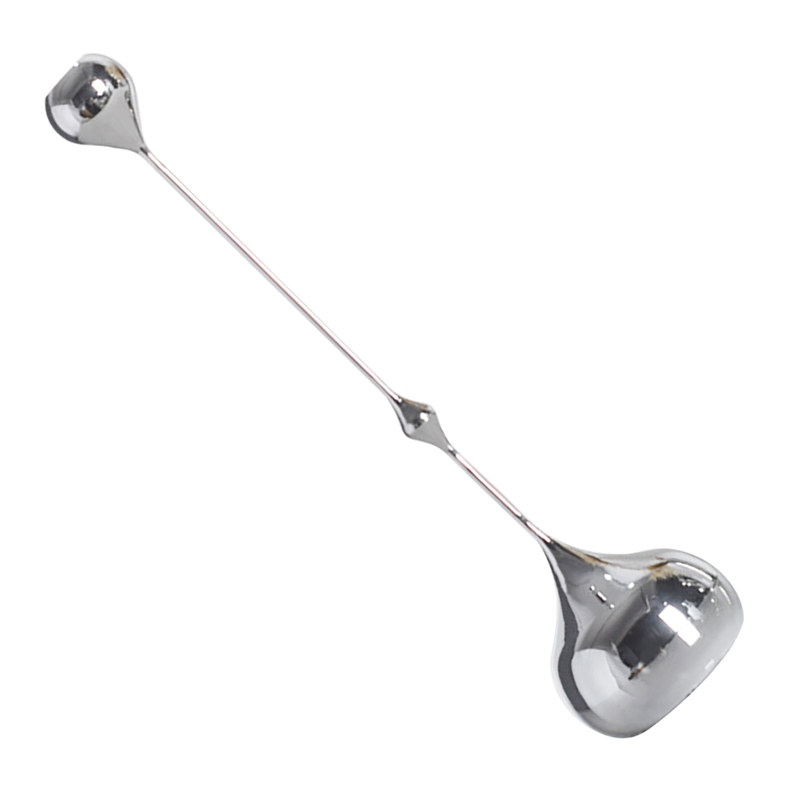 Candle Holder Ornament Stainless Steel Candlestick Holder Household Desktop Sculpture Decoration Sliver B Type — image 4