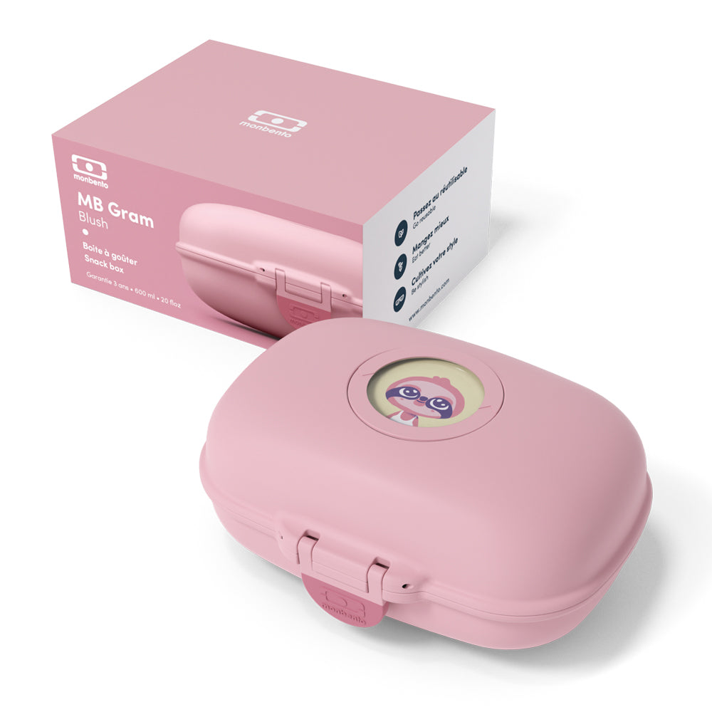 Monbento Mb Gram Kids Snack Box - Pink Blush β image 3