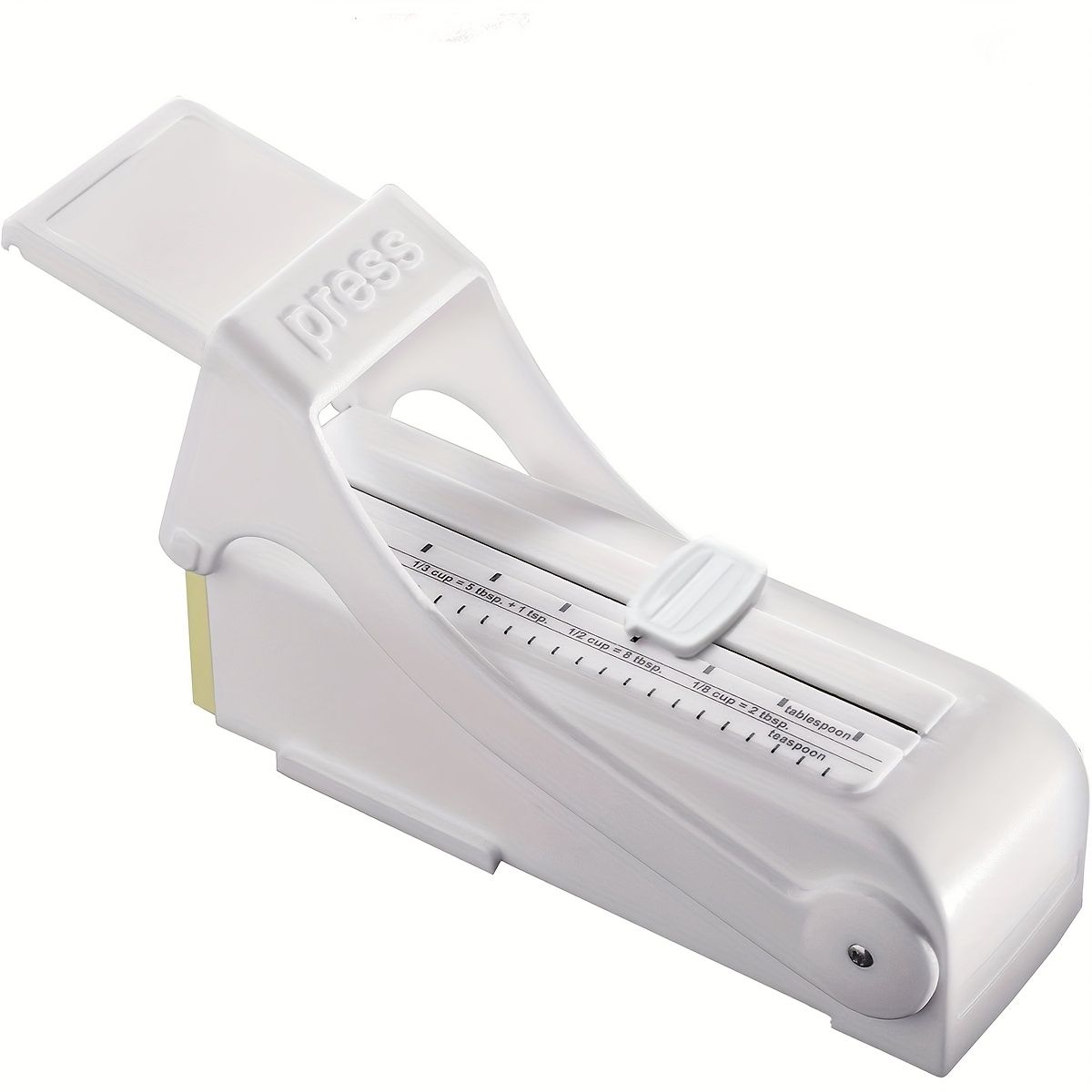Butter slicer, adjustable butter slicer, kitchen butter measuring dispenser, one-hand controllable White — image 5