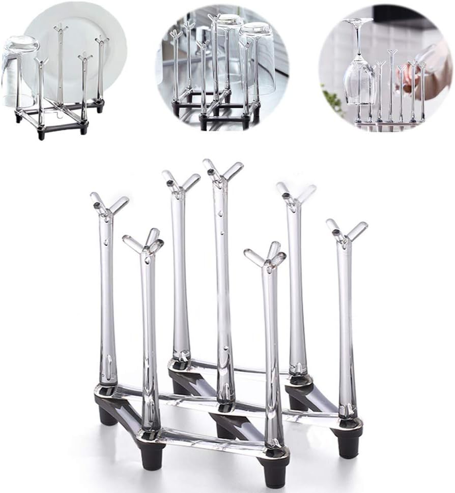 2 Piece Extendable Cup Drying Rack Tree Branch Design โ image 4