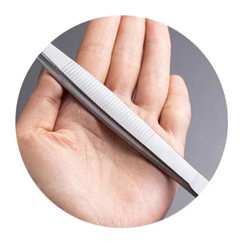 Kitchen Tweezers Silver Garden Tweezer For Professional Use Craft Home Long Au - CR 25cm — image 5