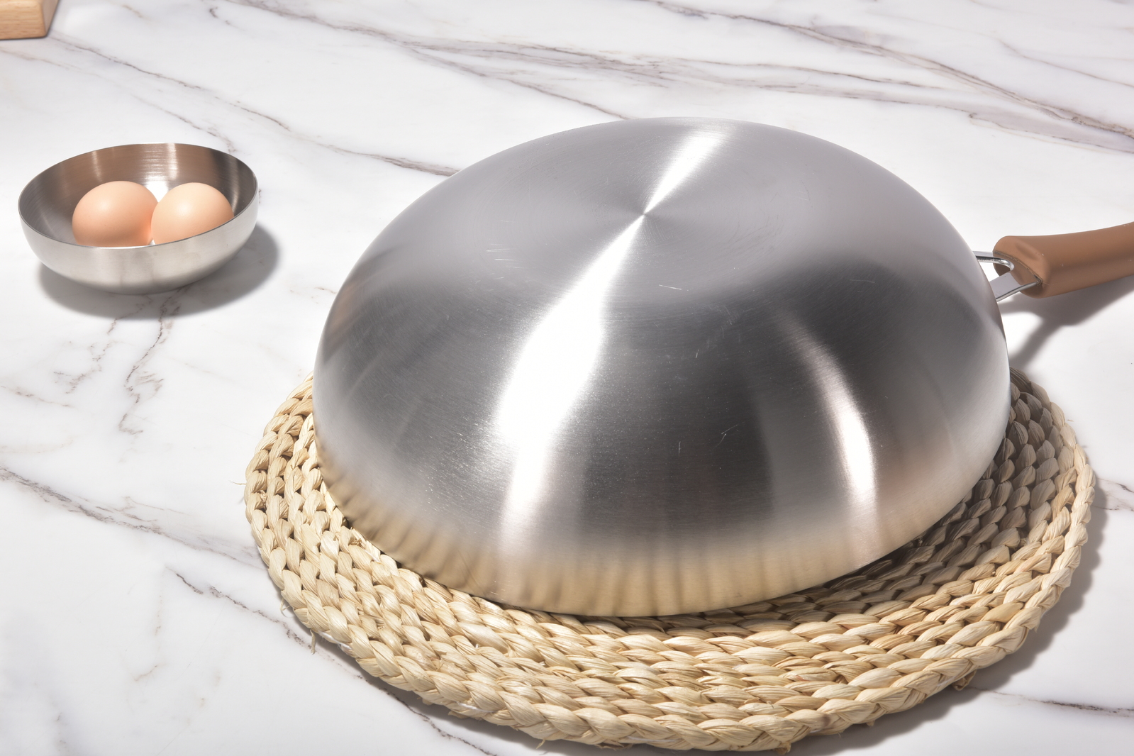 Kylin 3 Layer Stainless Steel Non Stick Noka Wok 30cm โ image 6