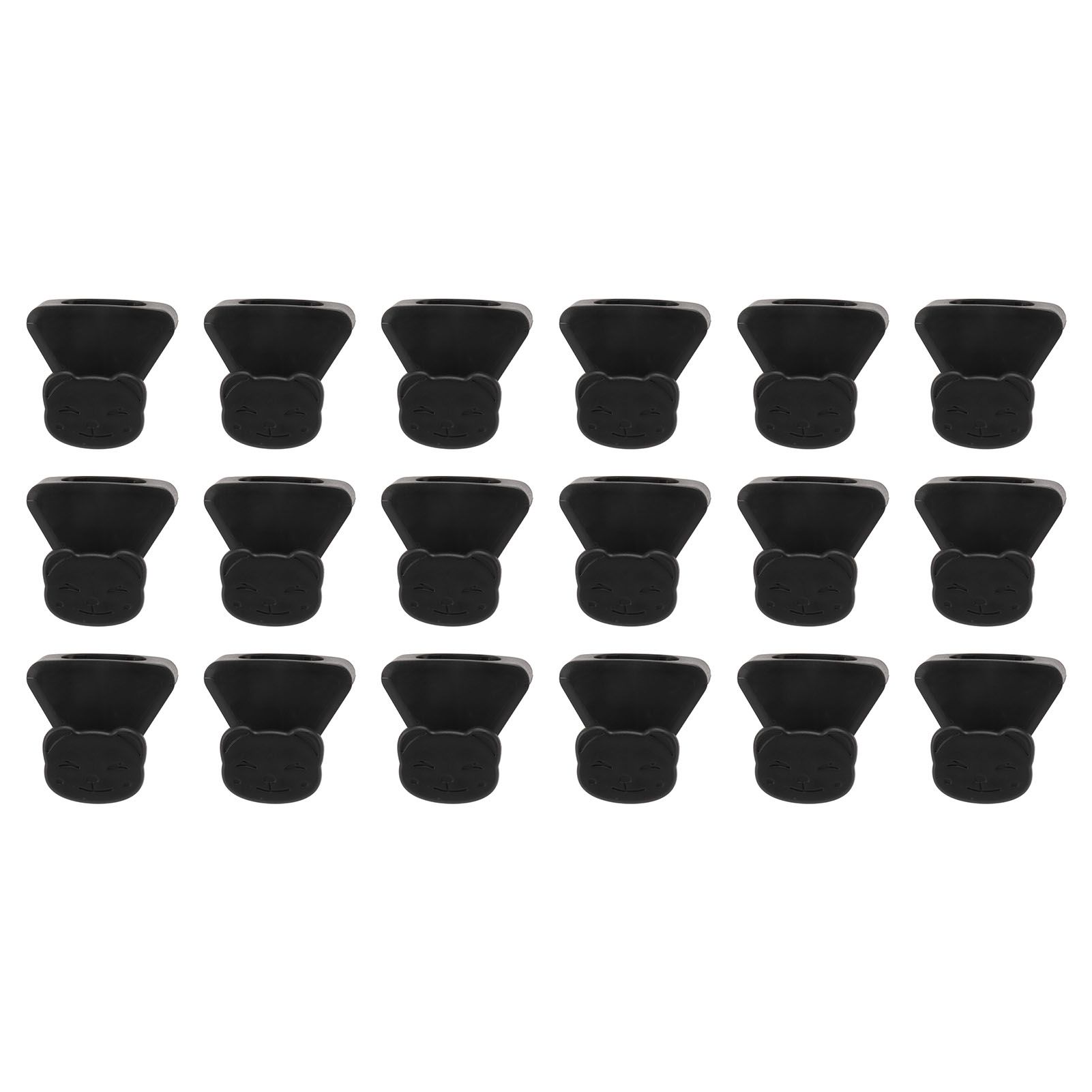 18 Pcs Clothes Hanger Connector Hook Space Saving Strong Bearing Hanger Extender for Closet Wardrobe Cartoon Style