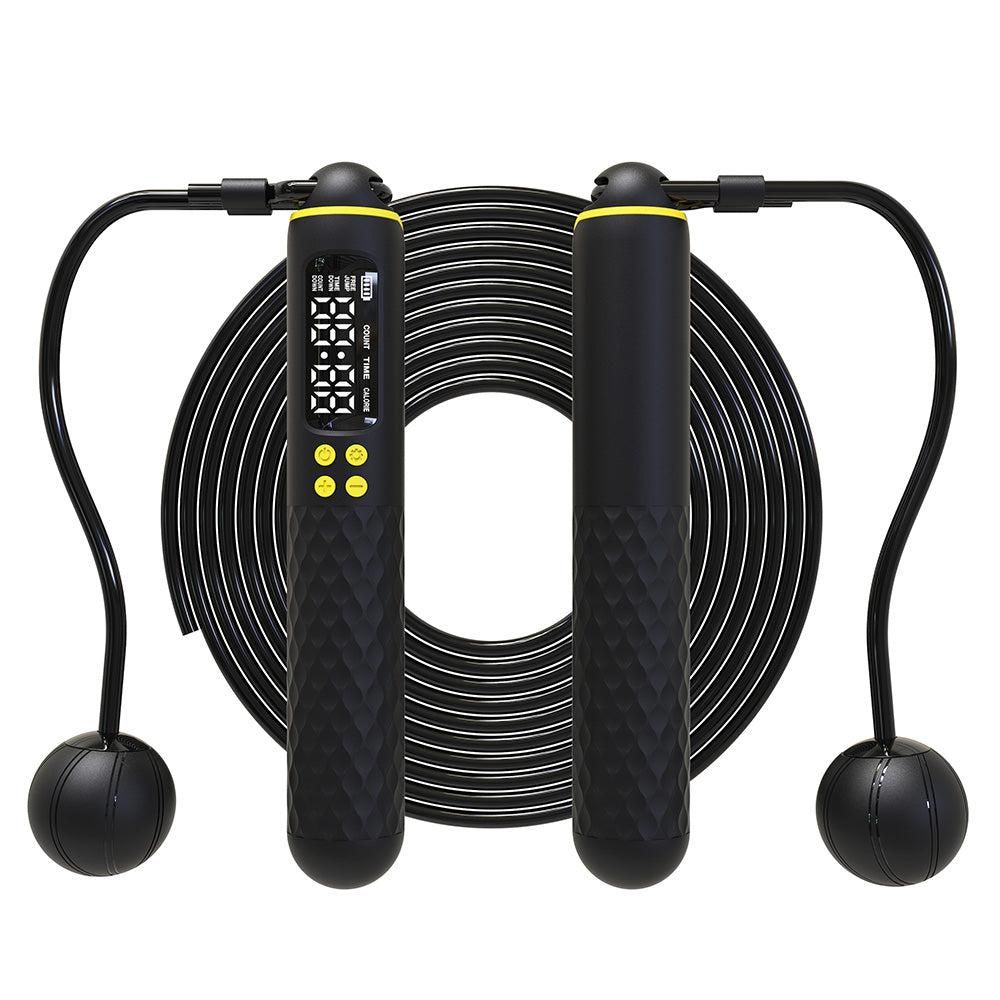 Smart Digital Jump Rope for Accurately Counts Jumps Sets Goals and Monitors Progress -Black โ image 5