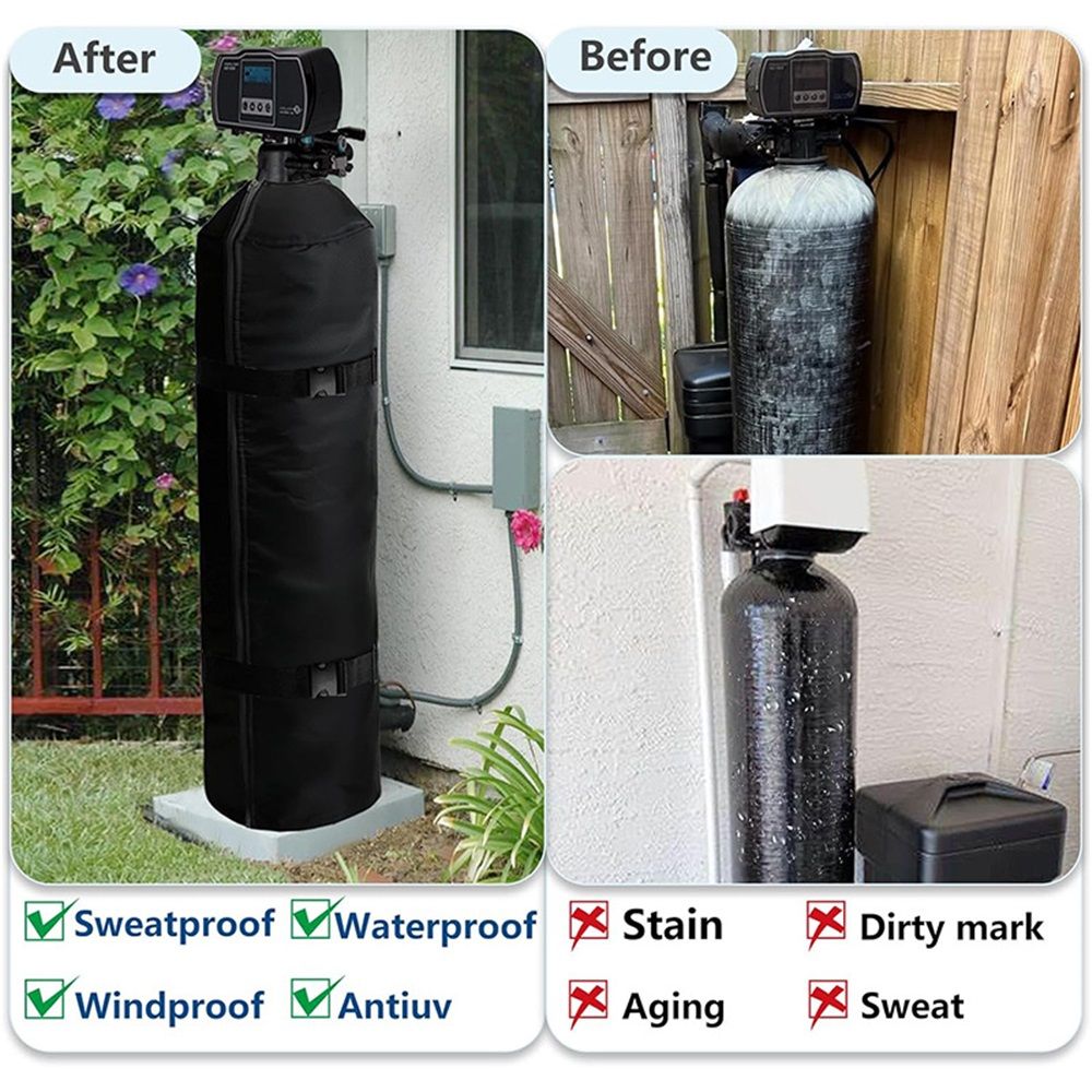 Water Softener Cover Outdoor, 3 Layers Insulation Water Softener Tank Jacket, Heavy Duty Outdoor Insulated Water Softener Tank Cover, Water Softener Covers for — image 4