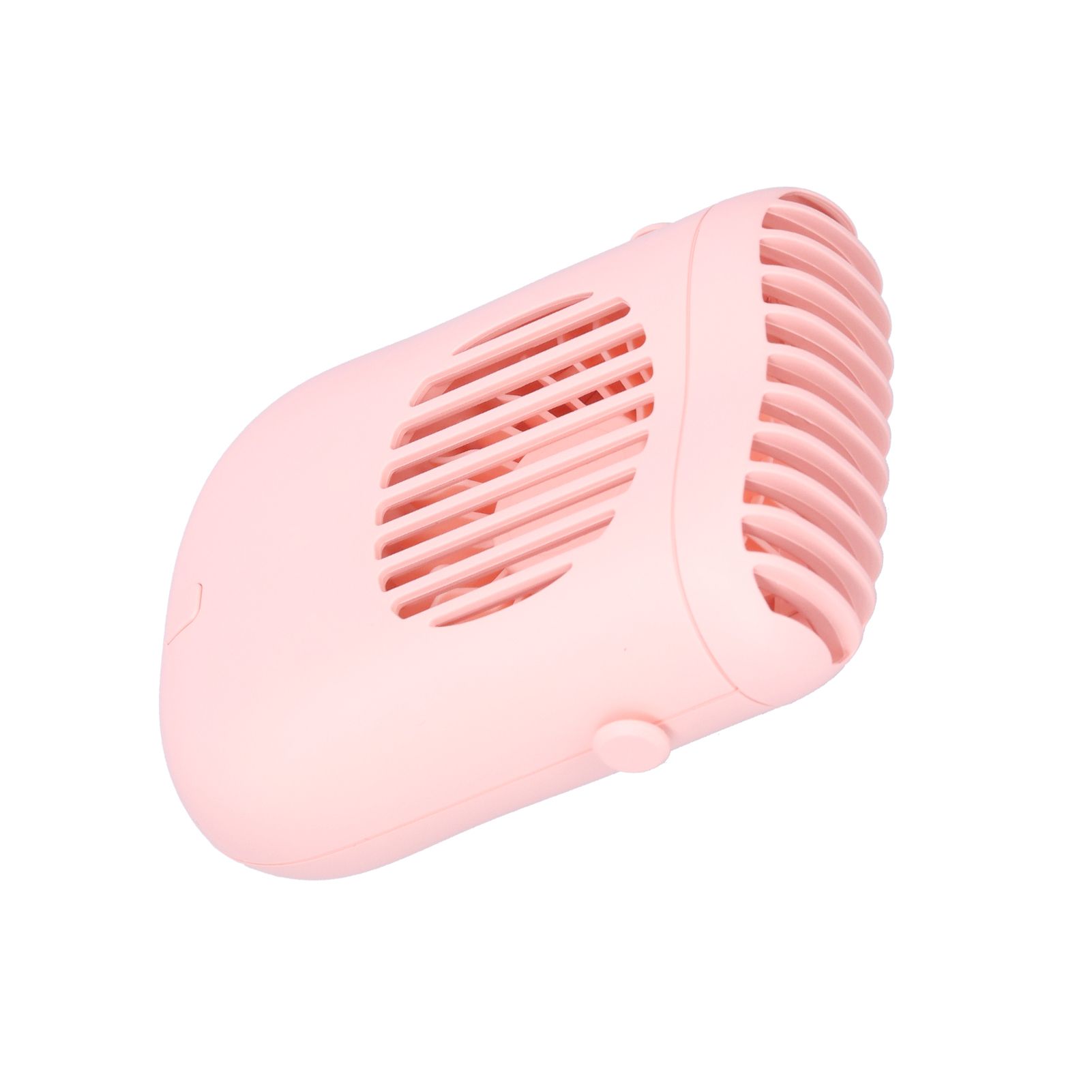 Hand-Held Mini Fan USB Charging Waist Hanging Fan for Home Office Traveling Pink — image 6