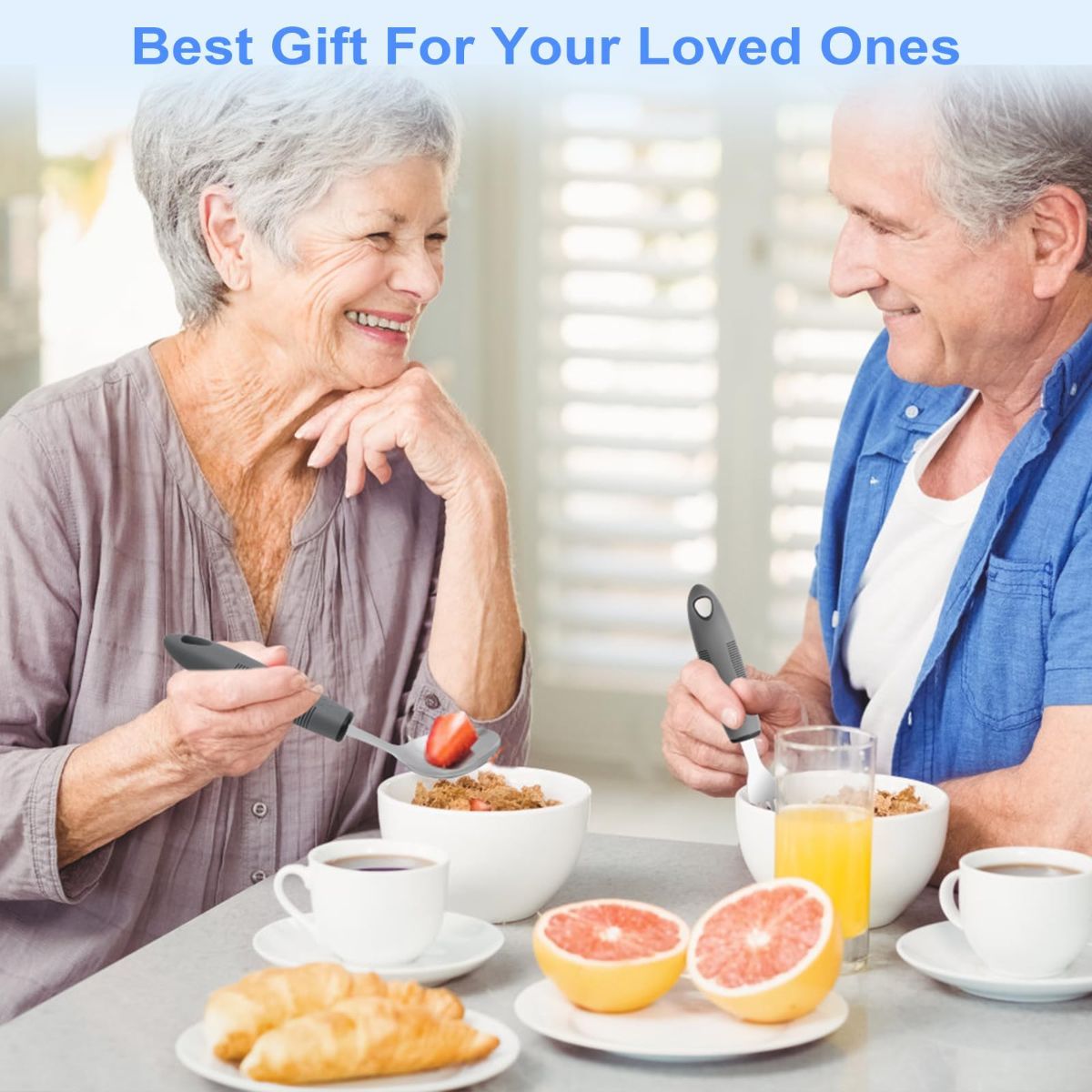 Adaptive Utensils, Weighted Utensils for Hand Tremors, Utensils for Parkinsons Patients,Elderly,Arthritis,Weak Hand Grip,Tremors & Handicapped. Stainless Steel โ image 6